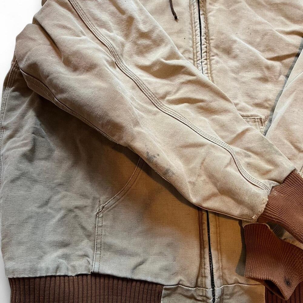 Carhartt Duck Active Jacket J130 Distressed Faded… - image 7